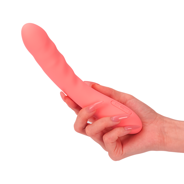 Vibrador Para Punto G Ava NEO Rosa Durazno Controlado por APP Global By Svakom