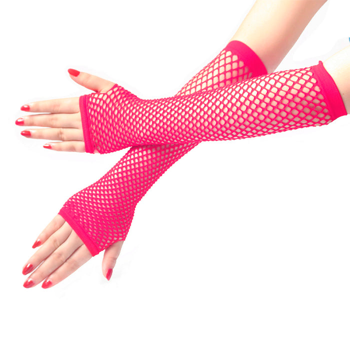 Guantes de Malla Leigh color Rosa