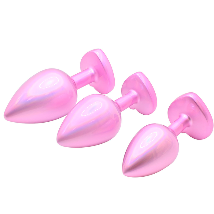 Lovers Anal Plug Pink Metal/Rose Talla S