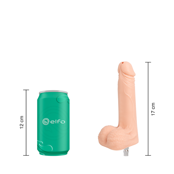 Dildo Uriel Piel Compatible con ROBBOCOCK Machine