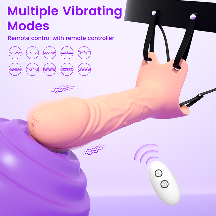 Boom Boom  Remote Control Vibrator Strap On