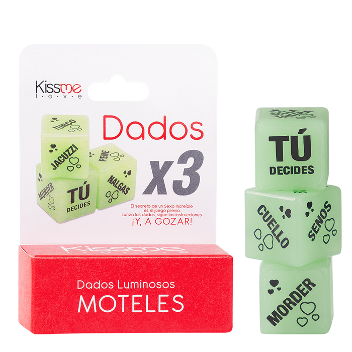 Dados Motel Luminosos X 3