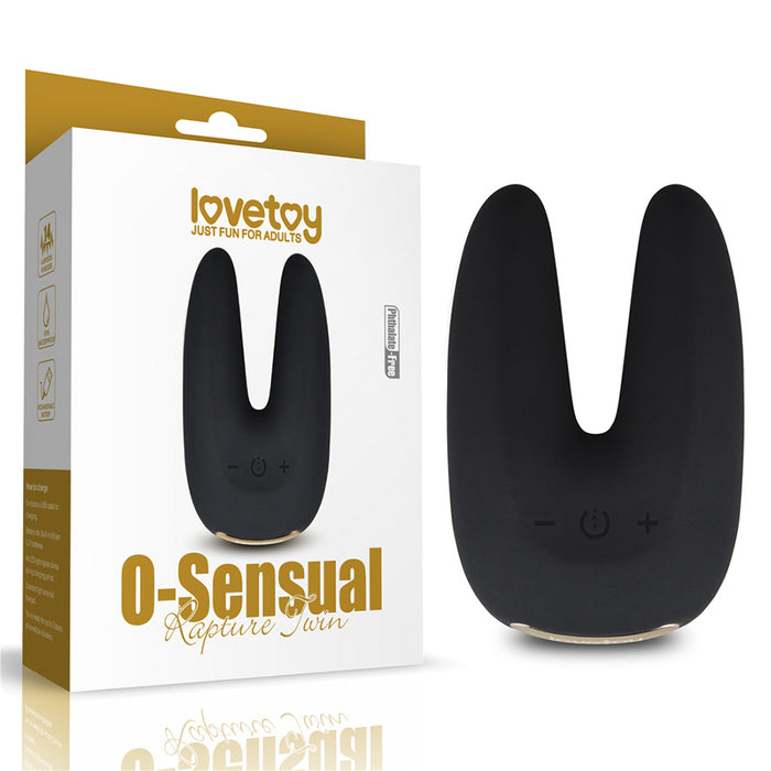 Vibrador O-Sensual Rapture Twin Black