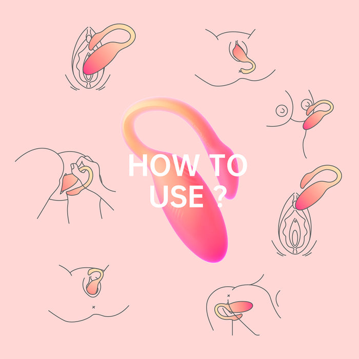 Vibrador Magic Flamingo Max Orange Controlado por APP