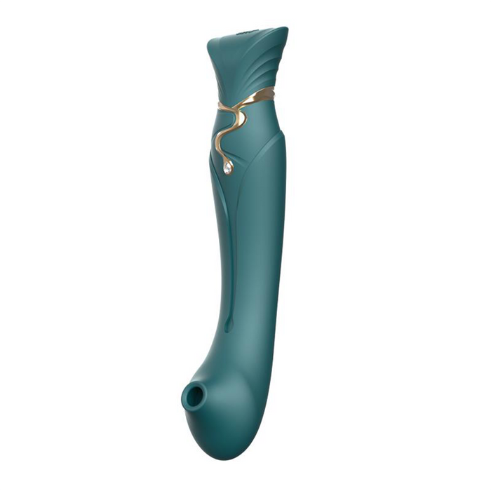 Set Vibrador de Lujo Queen Jewel Green Controlado por APP Bluetooth by ZALO