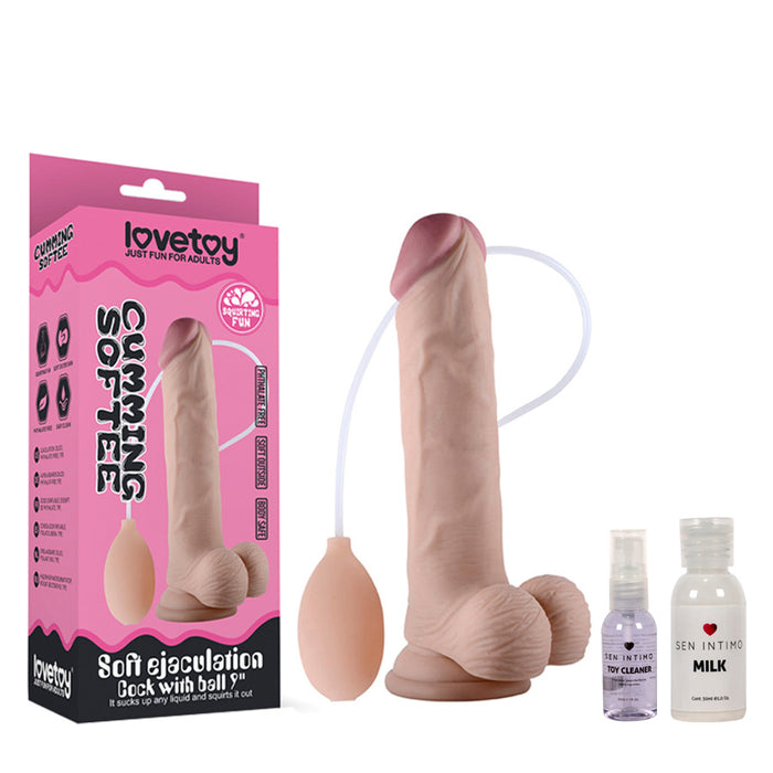 Dildo 9'' Soft Ejaculation