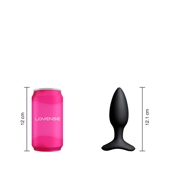 Plug Anal Vibrador Hush 2 (1.5 pulgadas) Controlado por APP Global by Lovense