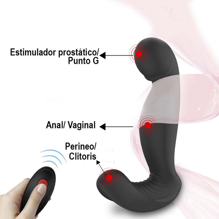 Vibrador Prostático Jigle Control Remoto