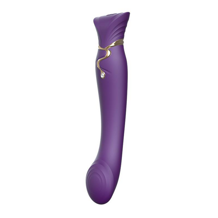 Set Vibrador de Lujo Queen Twilight Purple Controlado por APP Bluetooth by ZALO