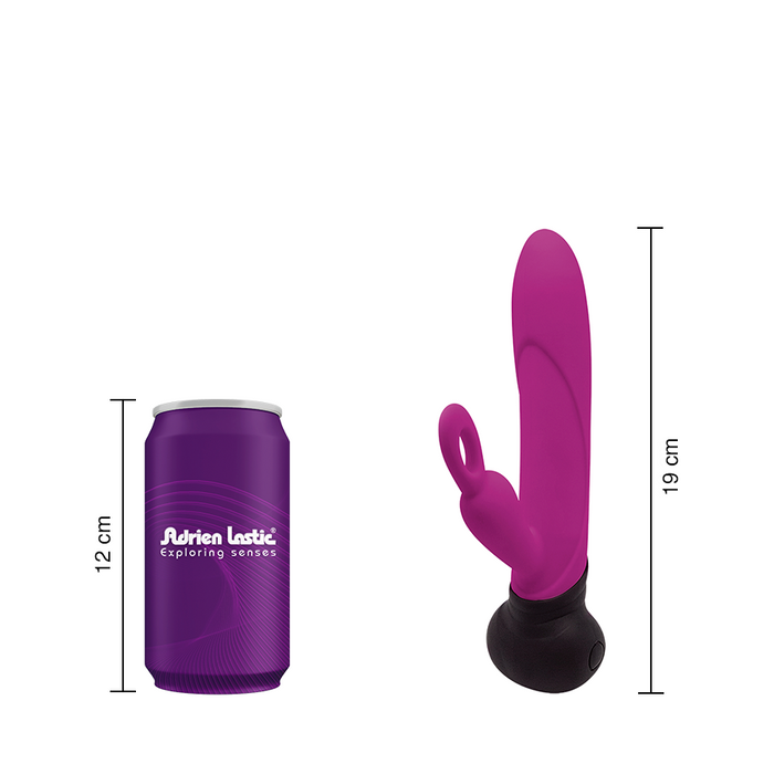 Vibrador Doble Estimulación Mini Bonnie  & Clyde Purple