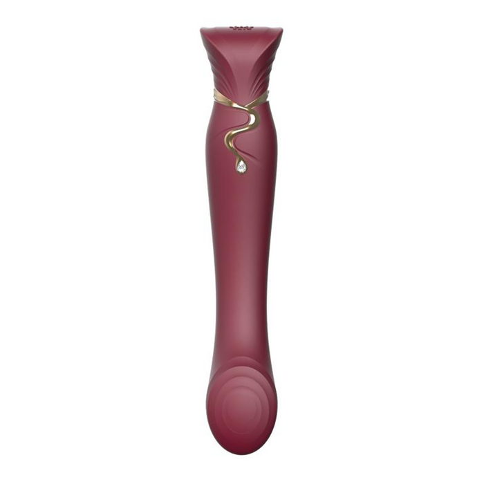 Set Vibrador de Lujo Queen Wine Red Controlado por APP Bluetooth by ZALO