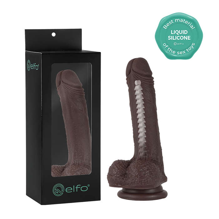 Dildo Uriel Brown Flexible