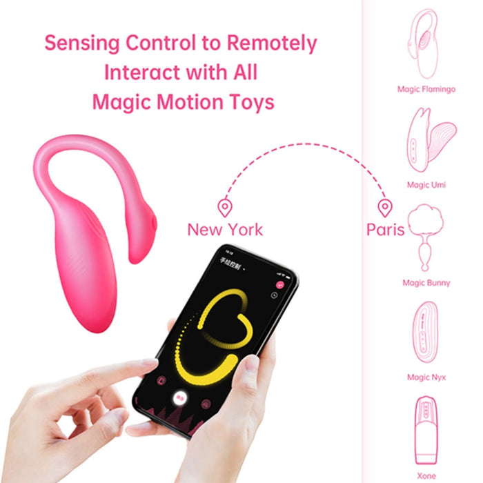 Vibrador Magic Flamingo Max Pink Controlado por APP