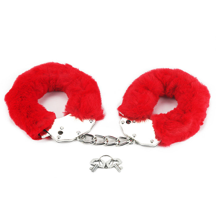 Esposas Fluffy Hand Cuff Red