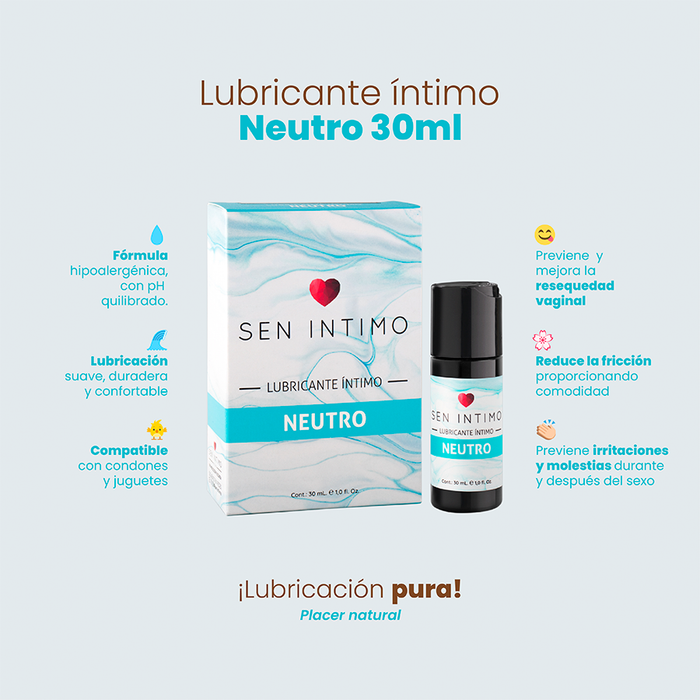 Lubricante Neutro x 30 ml by Sen Ìntimo