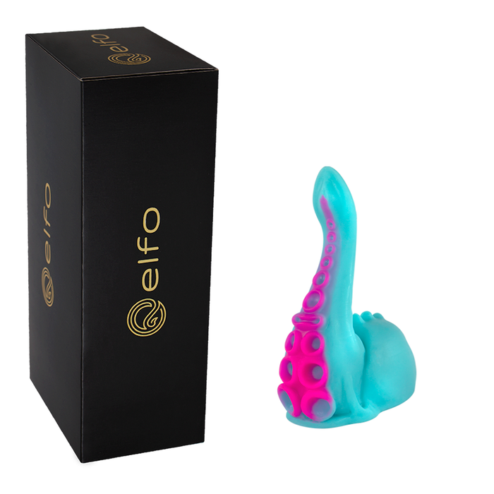 Dildo Kraken Rosa Celeste Pequeño