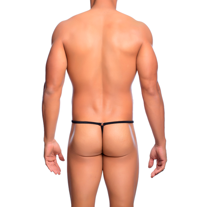 TEAR DROP THONG BLACK