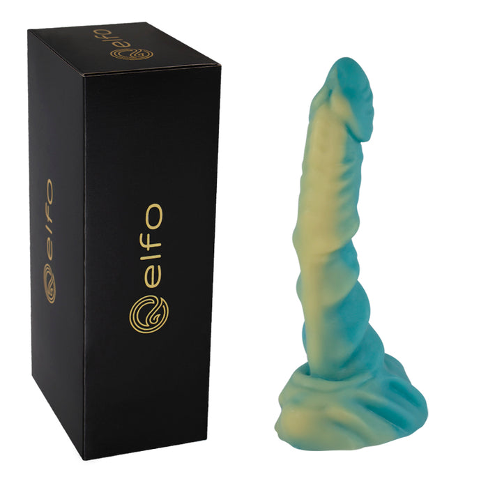 Dildo Anfibio Mediano Amarillo Verde