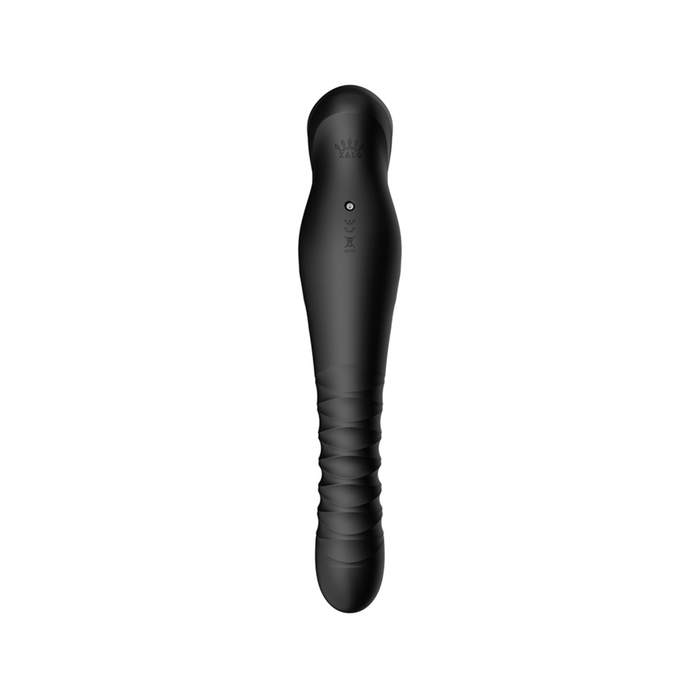 Vibrador de Lujo King Obsidian Black Controlado por APP Bluetooth by ZALO